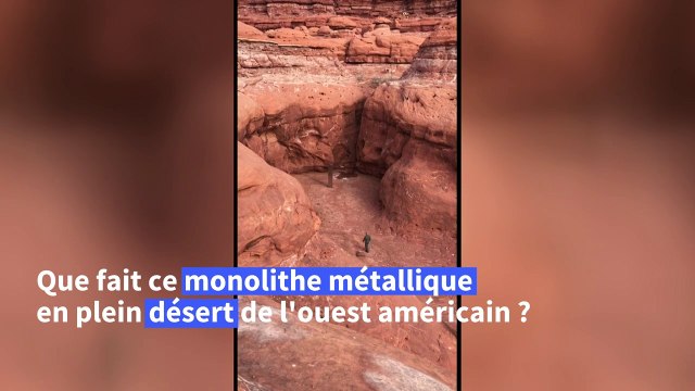 Etats-Unis: un mystérieux monolithe de métal dans le désert alimente les fantasmes