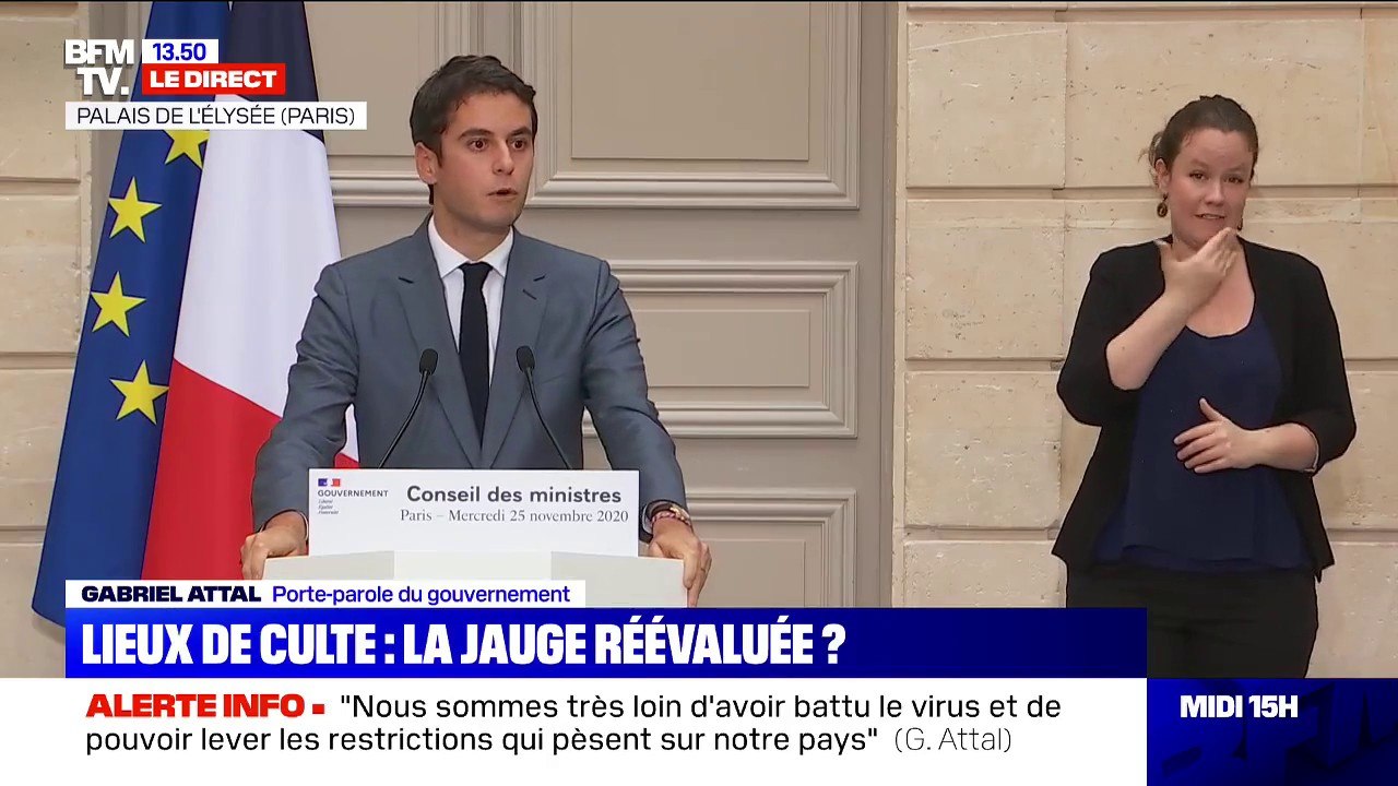 Gabriel Attal: "Nous savons avec certitude qu'à choisir, ce seront les restaurants qui pourront rouvrir" plutôt que les bars le 20 janvier