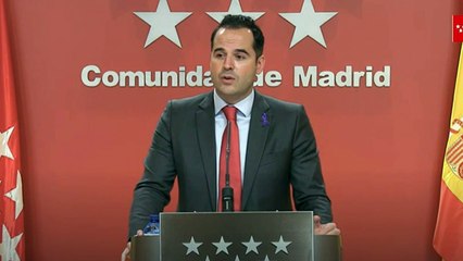 Madrid explica su propuesta para Navidad de elevar a 10 las reuniones familiares