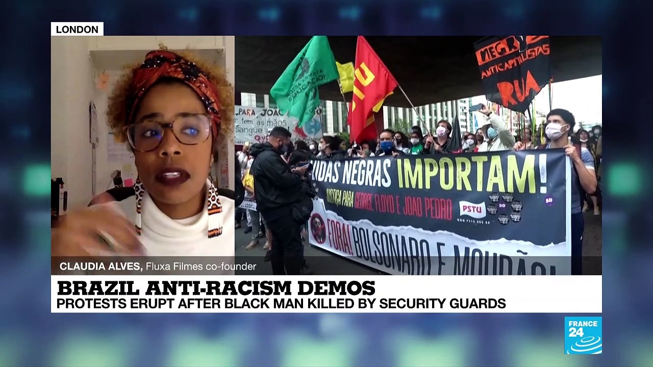 Brazil anti-racism demonstrations : protests er...
