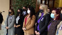 Minutos de silencio por el Día Internacional para la Eliminación de la Violencia hacia las Mujeres