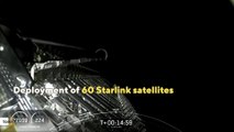 Watch how Starlink satellites get deployed in space