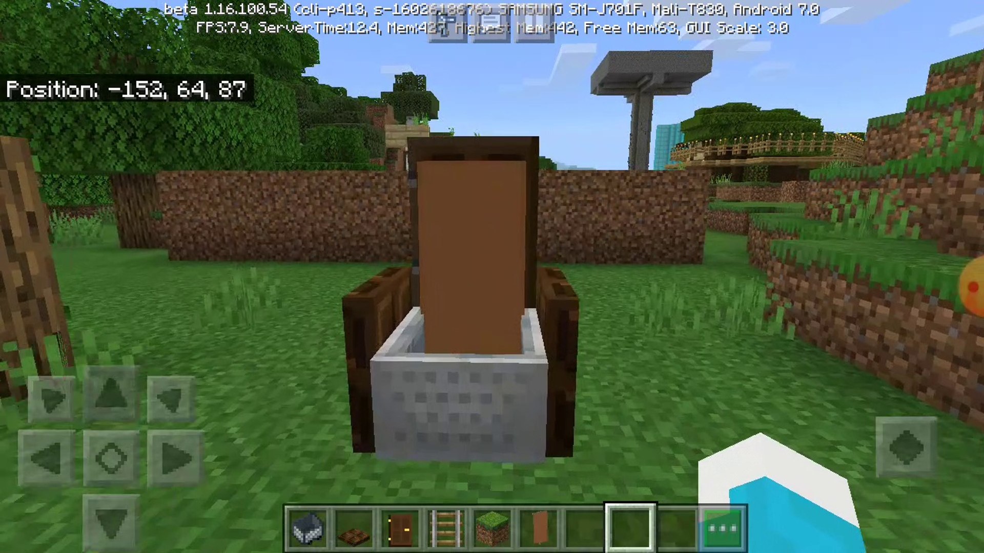 How to make a working chair in Minecraft Pe। Minecraft me working Chair  kaise banaye। Rocking Sky Gamer