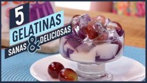 5 Recetas de gelatinas saludables y deliciosas