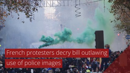 French protesters decry bill outlawing use of police images, and other top stories in international news from November 29, 2020.