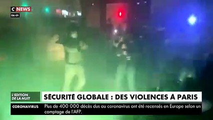 Un policier lynché au sol par des casseurs à Paris