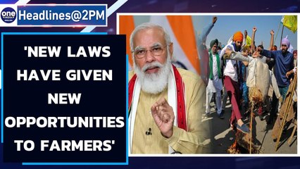 Скачать видео: PM Modi says 'new farm laws have given new opportunities to farmers'|Oneindia News