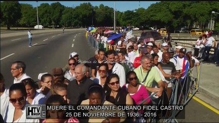 25 NOVIEMBRE DE 2016 MUERE EL COMANDANTE CUBANO FIDEL CASTRO