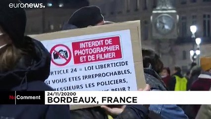 Bordeaux : manifestation contre la loi "sécurité globale"