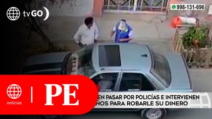 Estafadores se hicieron pasar por policía e intervinieron a un hombre de 62 años | Primera Edición
