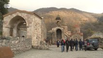 Armenians say farewell to Dadivank monastery