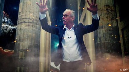 Krieger, alone in an empty space