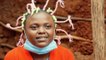 Kenyan corona hairstyle spreads message about pandemic