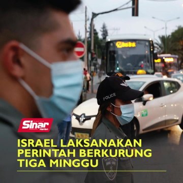 Israel laksanakan perintah berkurung tiga minggu