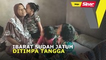 Isteri kaki dipotong, suami mata tak nampak