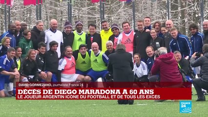Décès de Diego Maradona : le joueur argentin icône du football et de tous les excès