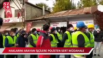 Ermenek maden işçilerine polisten sert müdahale ve gözaltı