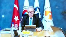 ANKARA - Kurum, İzmir Ticaret Odası Meclis Toplantısına video konferans yoluyla katıldı (1)