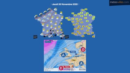 bulletin meteo du mercredi 25 novembre 2020