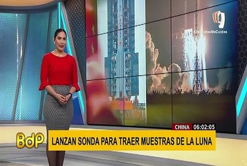 China lanza misión espacial para traer muestras de la Luna