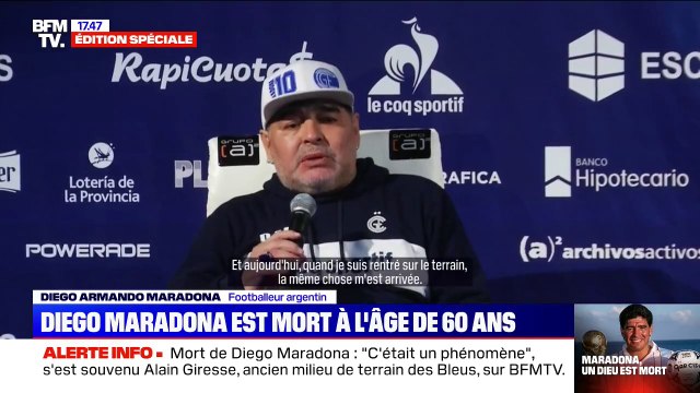 Diego Maradona, la mort d'une légende du football