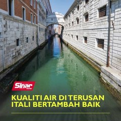 Kualiti air di terusan Itali bertambah baik