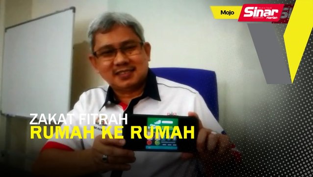Kutip zakat fitrah rumah ke rumah