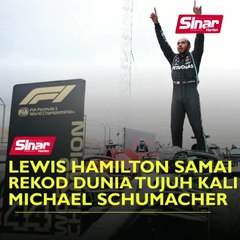 Lewis Hamilton samai rekod dunia tujuh kali Michael Schumacher