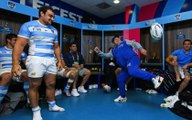 Diego Maradona vient mettre l'ambiance dans le vestiaire des Pumas