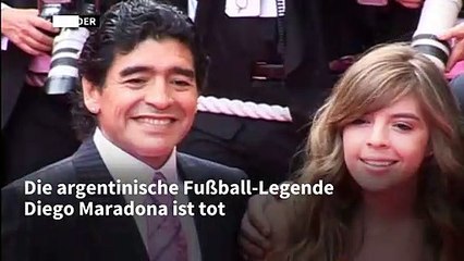 Fußball-Legende Diego Maradona ist tot