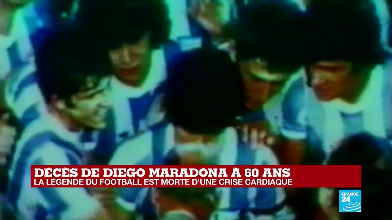 Décès de Diego Maradona : le gouvernement argentin décrète trois jours de deuil national