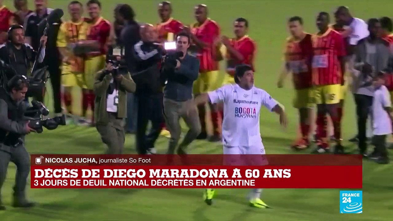 Décès de Diego Maradona à 60 ans : la célèbre "main de Dieu", chef d'oeuvre de Maradona