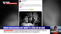 Mort de Diego Maradona: les réactions se multiplient sur les réseaux sociaux