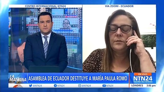 Asamblea Nacional de Ecuador destituyó a la ministra de Gobierno por supuesto incumplimiento de sus funciones