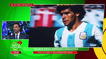 ¡Recordamos la carrera y trascendencia de Diego Armando Maradona en el programa! | Venga La Alegría