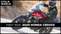 2020 Honda CB500X First Ride Review