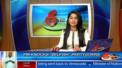 Prime Minister Dr. Keith Rowley knocks  "selfish" partygoers