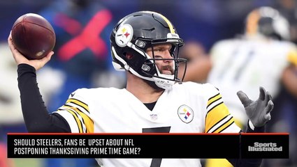 Télécharger la video: Should Steelers Be Upset That NFL Postponed Primetime Game vs. Ravens?