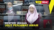 Menteri jangan ugut penjawat awam: Wan Azizah