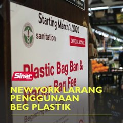New York larang penggunaan beg plastik
