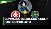 Suspenden juego de Boca Juniors en Copa Libertadores por muerte de Maradona