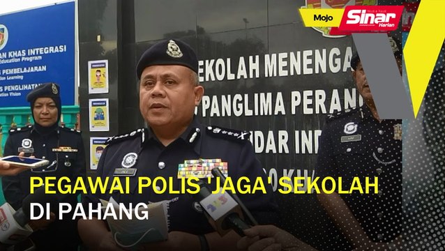 Pegawai polis 'jaga' sekolah di Pahang