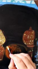 Paint pumpkin in 1 minute- Halloween special.