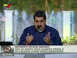 Presidente Maduro: Venezuela tenía un amigo de verdad y ese era Diego Armando Maradona