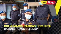 Polis Marin rampas 3.92 juta batang rokok seludup