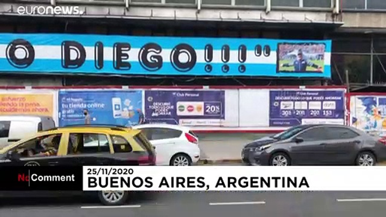 Maradona-Fans in Buenos Aires: 'Wir werden dich vermissen'