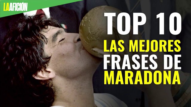 Las mejores frases de Diego Maradona