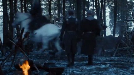 Stannis army attacks the Wildlings