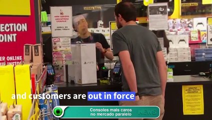 Consoles mais caros no mercado paralelo