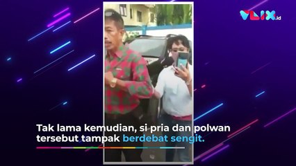 Saling Tunjuk, Polwan Emosi Hadapi Pria Ngaku Polisi